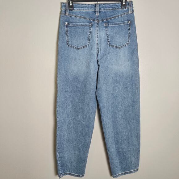 NWOT INC High Rise Tapered Leg Boyfriend Jeans Sz 4 - Picture 5 of 11